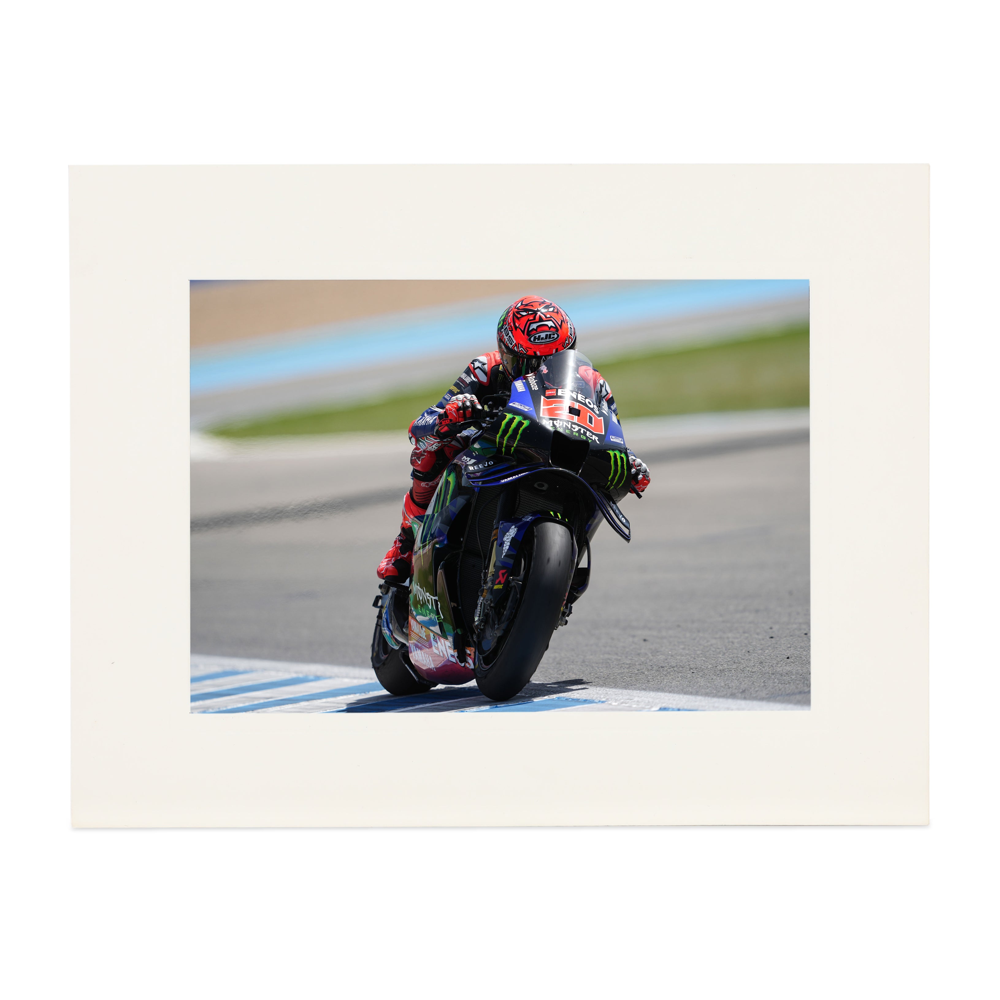 Fabio Quartararo 2025 Strut Mount Print - Spanish GP