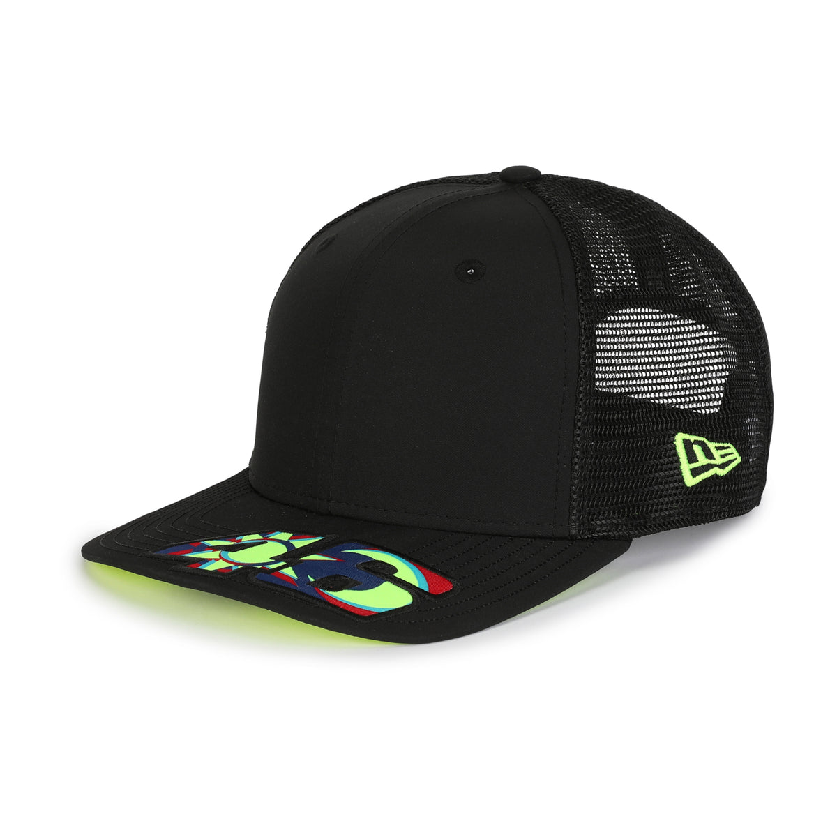 VR46 Moon Sun 9Fifty Black & Neon Yellow Cap