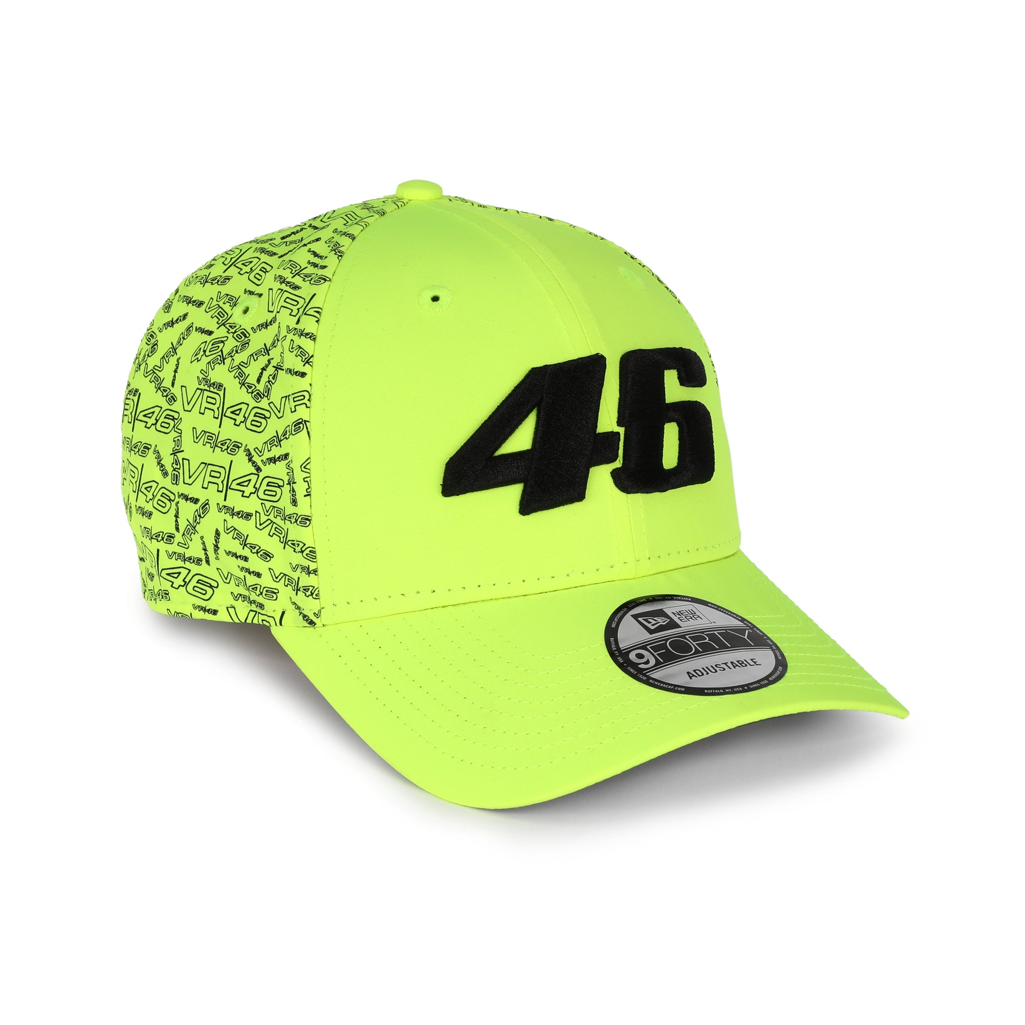 VR46 Moto GP Racing Team Neon Yellow Cap