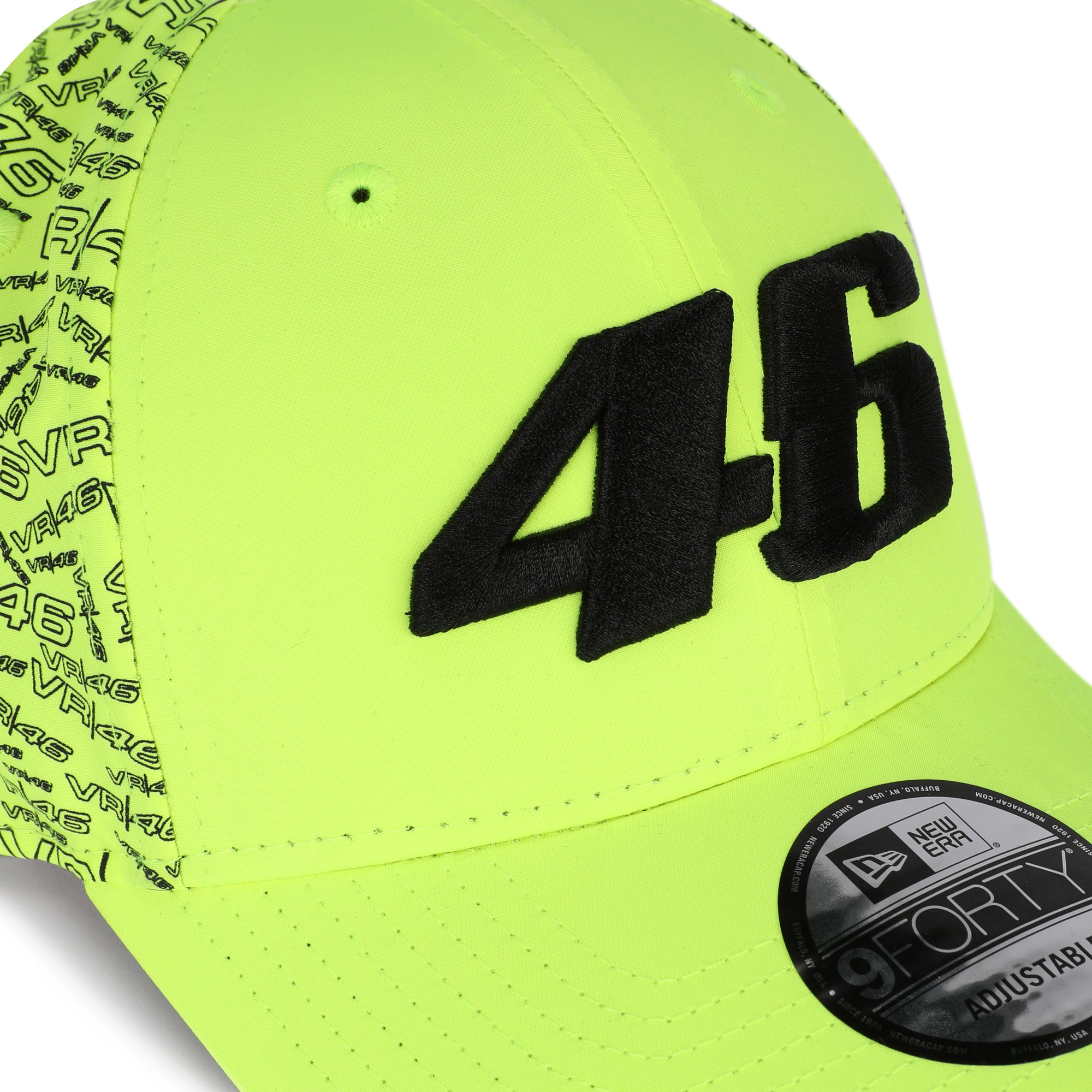 VR46 Moto GP Racing Team Neon Yellow Cap